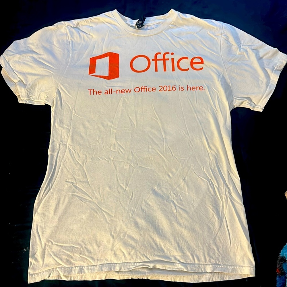 Microsoft office 2016 promo shirt large size